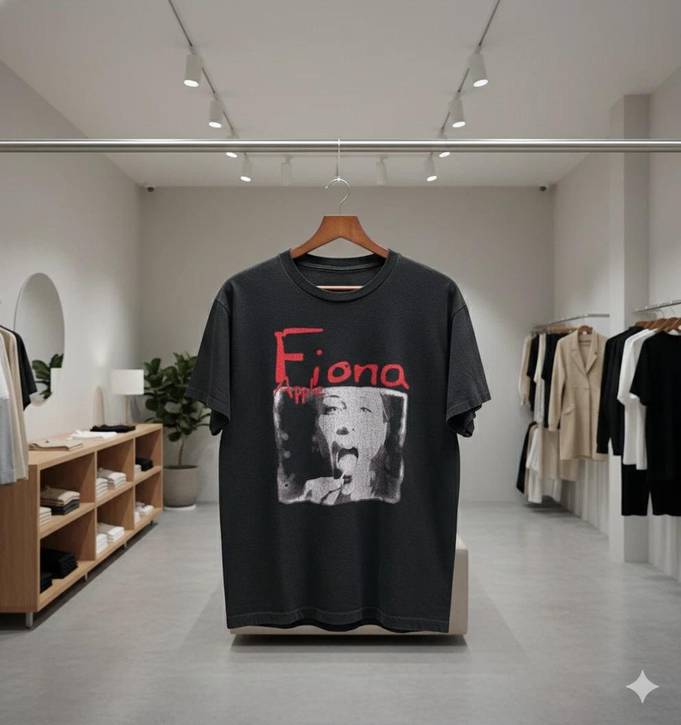 Unisex Adult Vintage Music Fiona Apple Vintage Photo T-Shirt Altern... L