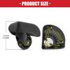 Luggage Replacement Wheels 4Pcs Suitcase Replacement Wheels Wear Resistant Luggage Wheels for Most Suitcase Repair
