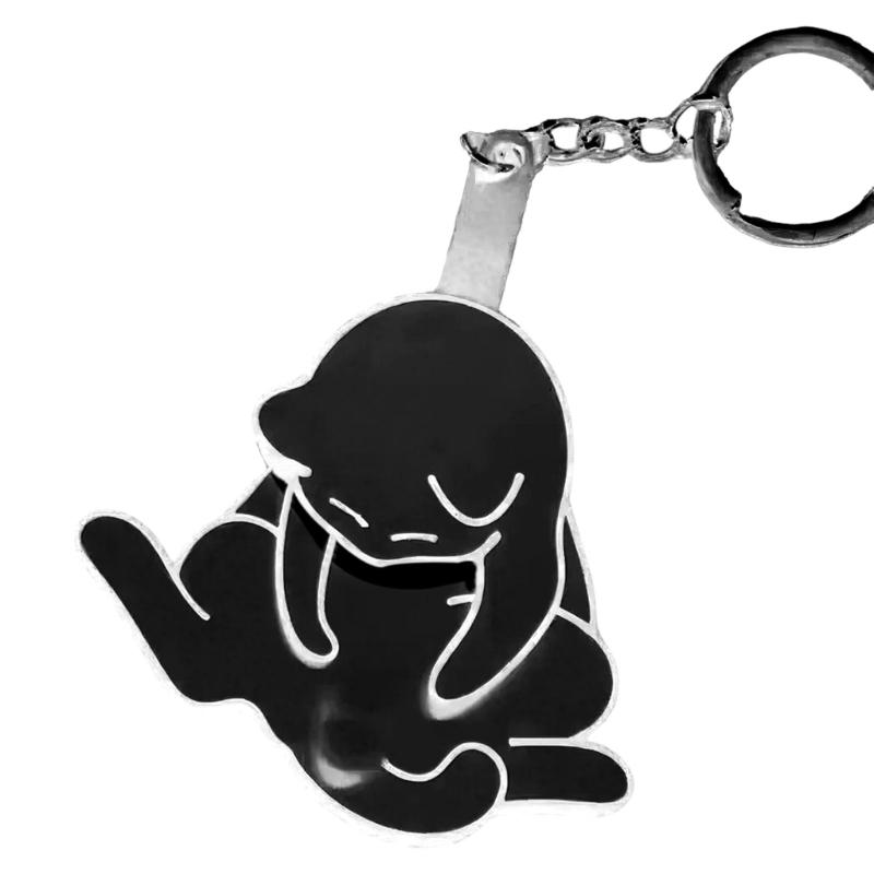 

Creative Rotatable Cat Keychain Cute Acrylic Pendant Bag Pendant Fashion Key Jewelry for Women and Bag Accessory 1