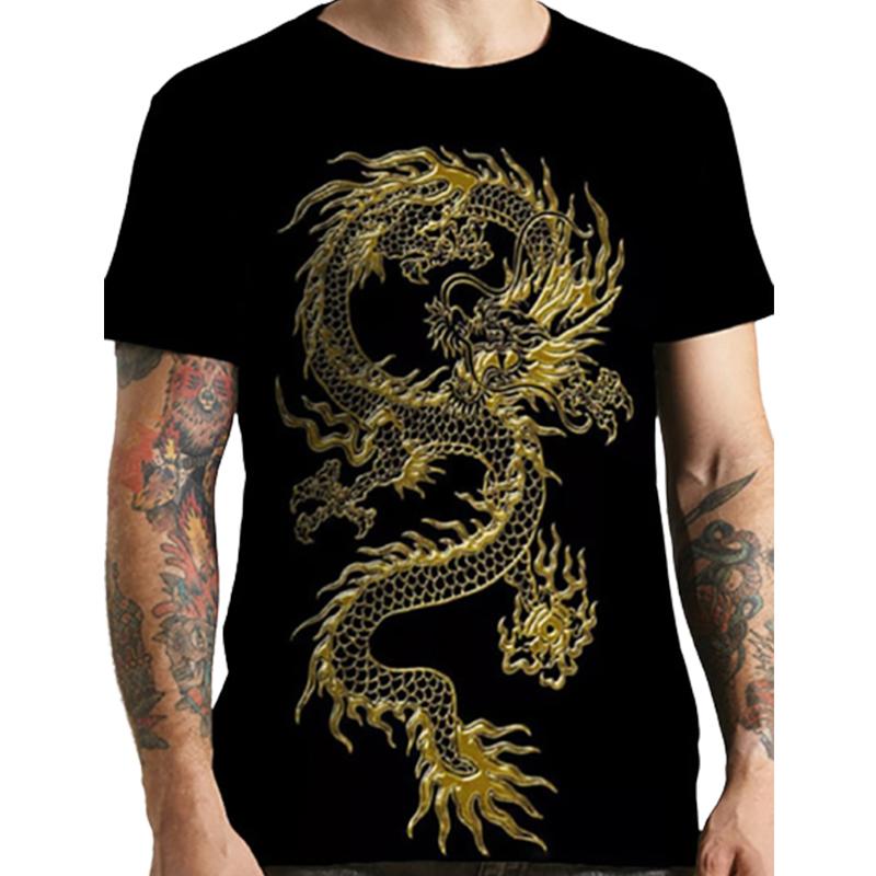 

Новая летняя мужская модная футболка, мужская футболка с принтом мудрого тигра, топ M чёрный