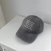 Retro Small Letter Baseball Cap Women'S Spring And Summer Cap Versatile Head Circumference Hip Hop Hat Trendy Man