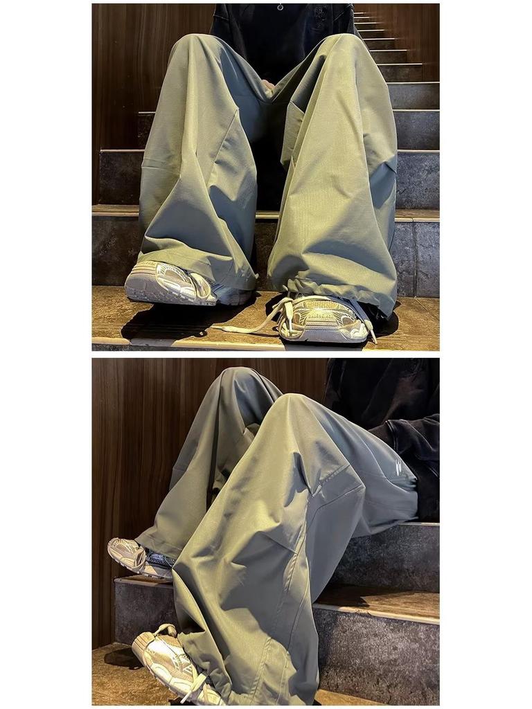 Unisex Sommer Weitbein-Fallschirmhose - Leicht, Trendig, Schnelltrocknend für Aktive Bekleidung