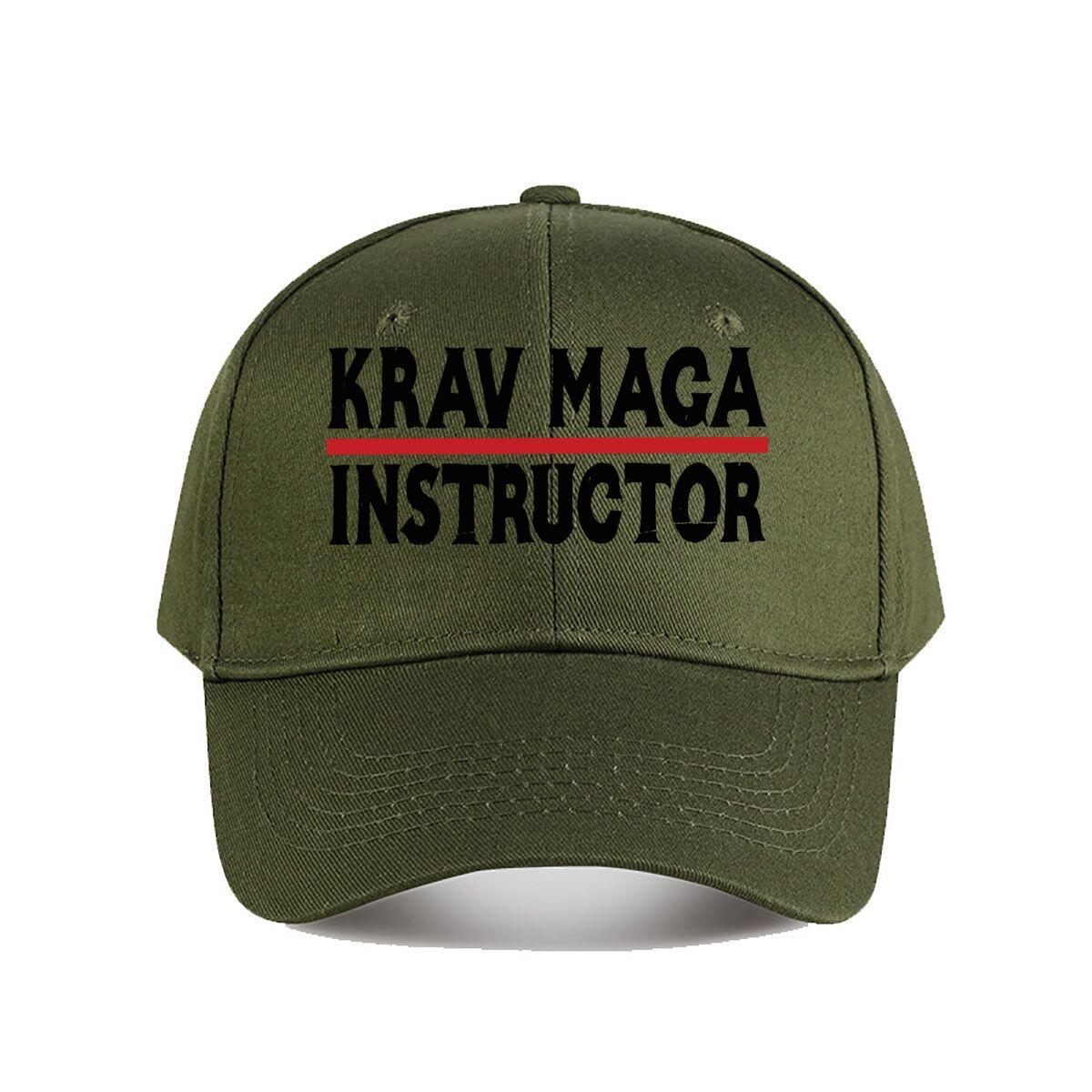 

Krav Maga Instructor Martial Arts - Themed, Self - Defense Art Baseball Cap One Size