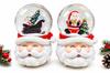 Christmas Water Snow Globe 10 Led Music Automatic Snow Santa