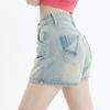 Einzigartiger Charme Helle Farbe Bustier Rock Unterrock Hose A-Linie Hohe Taille Hundert Paket Hüfte Kurzer Rock Damen Sommer Mode Denim Kurzer Rock