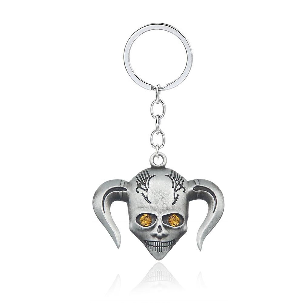 Anime BLEACH Kurosaki Ichigo False Mask Cosplay Necklace Keychain Grimmjow Necklace Cosplay Accessories Man Woman Jewelry Gifts