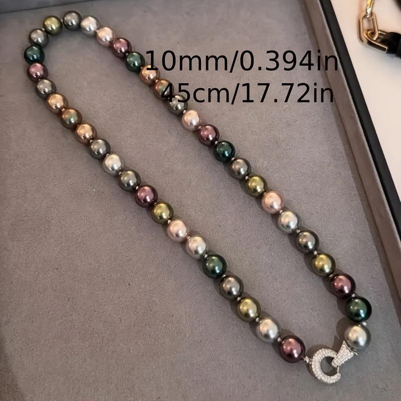 1PC Mixed-color Luxury Fritillary Bead Necklace, Suitable for Women, In a Retro and Sexy Style, Suitable for Daily Wear and Gift Giving