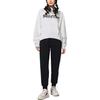 Li Ning Badfive Logo Letter Print Crew Neck Pullover Long Sleeve Sweatshirt Women Sweatshirt Standard-White AWDSC02-1