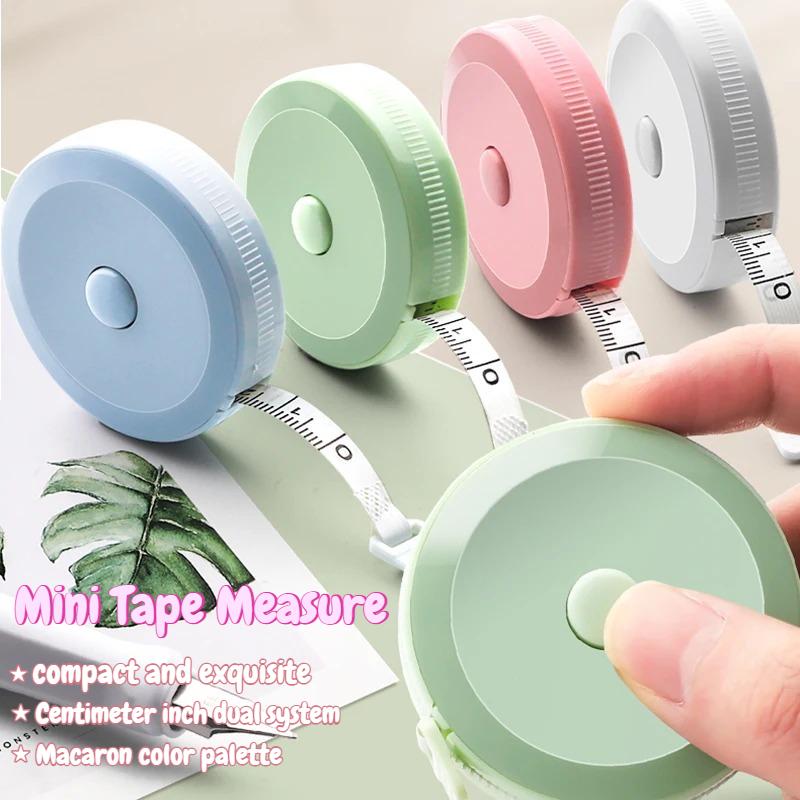 1.5 Meter Soft Tape Measure Scale Body Sewing Flexible Tailor Ruler Centimeter Inch Portable Retractable Self-Lock Measuring Tape