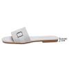 Women's Fashionable Casual Oversized - Square-Toe Beach Sandals