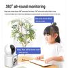 4G Wireless Indoor Surveillance Camera with Night Vision & Voice Video 360°