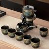 Juego de té Kungfu automático Hogar Simple Tetera Taza Cerámica