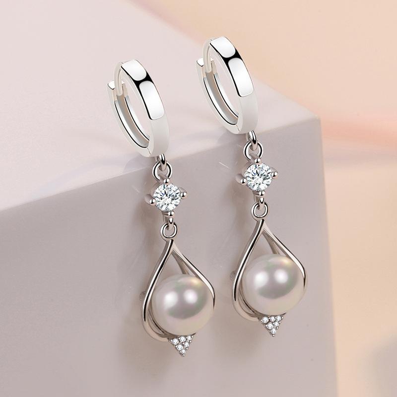 New Style 925 Silver Golden Color Series Women's Earrings Fit Original EarringsWedding Jewelry Exquisite Birthday Gifts