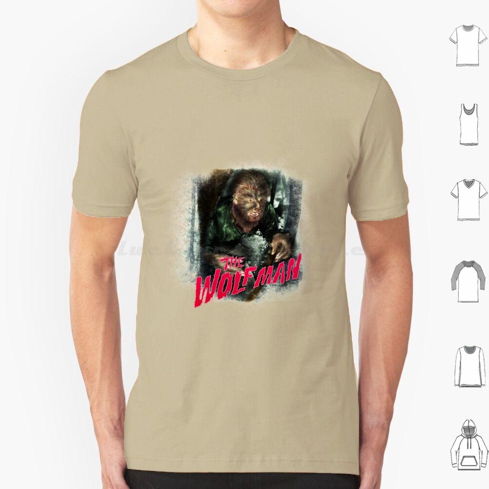 The Wolfman 1941 T Shirt Men Women Kids 6xl Horror Fan Wolf Halloween 1941 Classic Movies Werewolf Monster Wolfman Horror