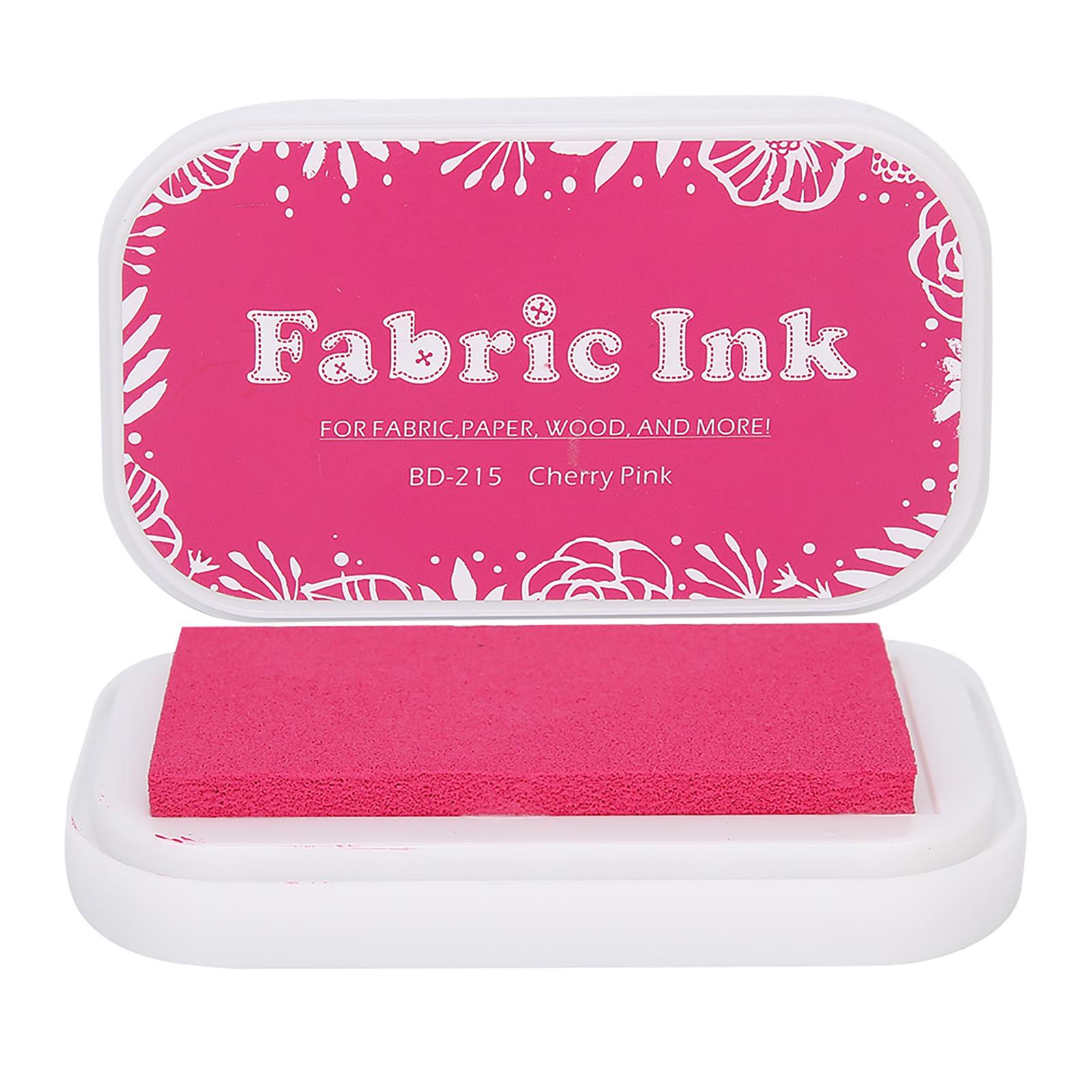 

Vintage Sponge Schedule Book Scrapbook Colorful Multiple Purpose Stamp Ink Pad Painting Accessory Pink