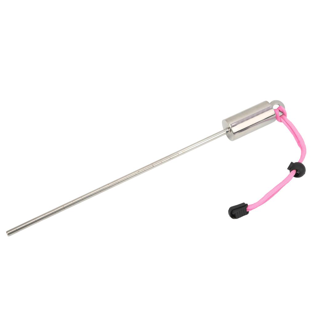 TOOKE 30cm Tauchstock Zeigestab mit Skala Unterwasser Shaker Geräuscherzeuger mit Lanyard Pink