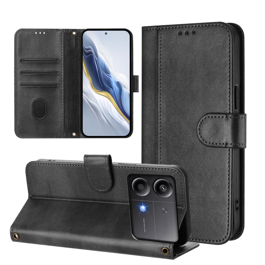 Leather Phone Case For Xiaomi POCO X7 X7 Pro X6 Neo X6 X5 Pro X4 Pro X4 NFC X3 NFC X3 Pro X3 GT C3 Card Slot Flip Wallet Cover