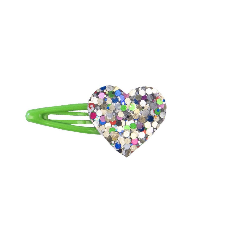 Candy Color Heart & Star Cartoon Bang Hair Clips for Kids