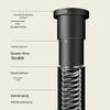 Telescopic No-Drill Retractable Rod for Clothes Drying & Shower Curtains
