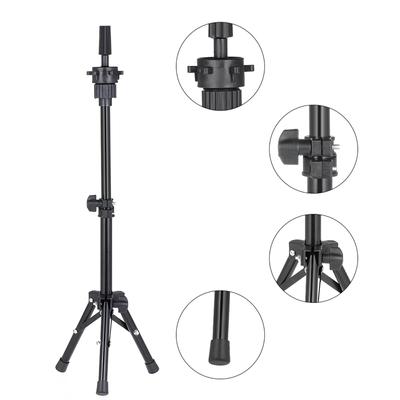Hairdressing Practice Stand Model Head Stand Head Model Tripod