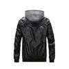Autumn and Winter New Leather Jacket Men's Hooded Multi-pocket Large Size Men's PU Leather Jacket Casual Men's Clothing