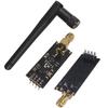 ABNR NRF24L01+PA+LNA 1100-Meter Long-Range Wireless Pass-Through Module, Transmitter, Receiver, And Antenna.