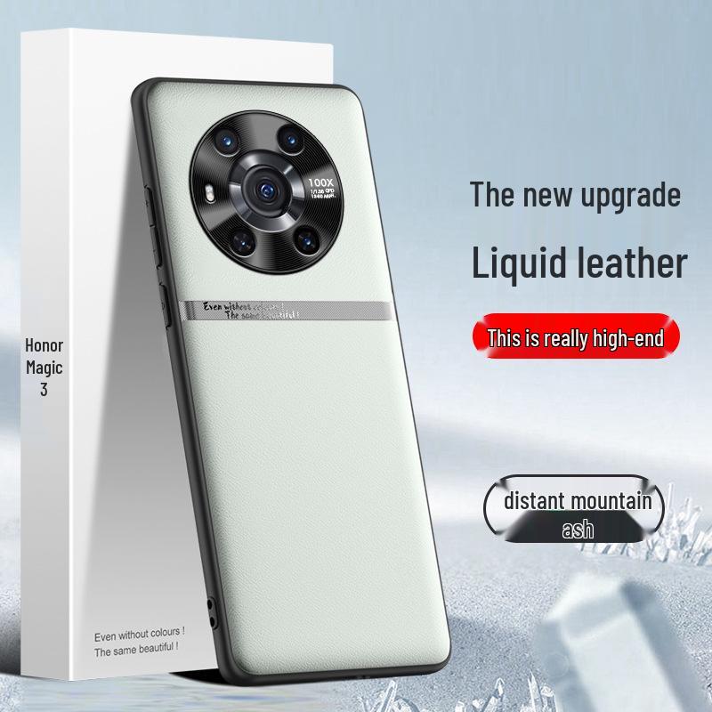 Liquid Leather Case for Honor Magic 3 - Anti-Fall, Anti-Fouling, Protective Cover
