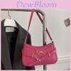 Pu Leather Womens Vintage French Style Small Crossbody Bag For Daily Use