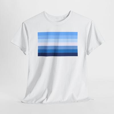 Pánské tričko s vlajkou hrdosti gayů, unisex, topy, tričko, LGBT LGBTQ pánské tričko hrdosti, modrá azurová