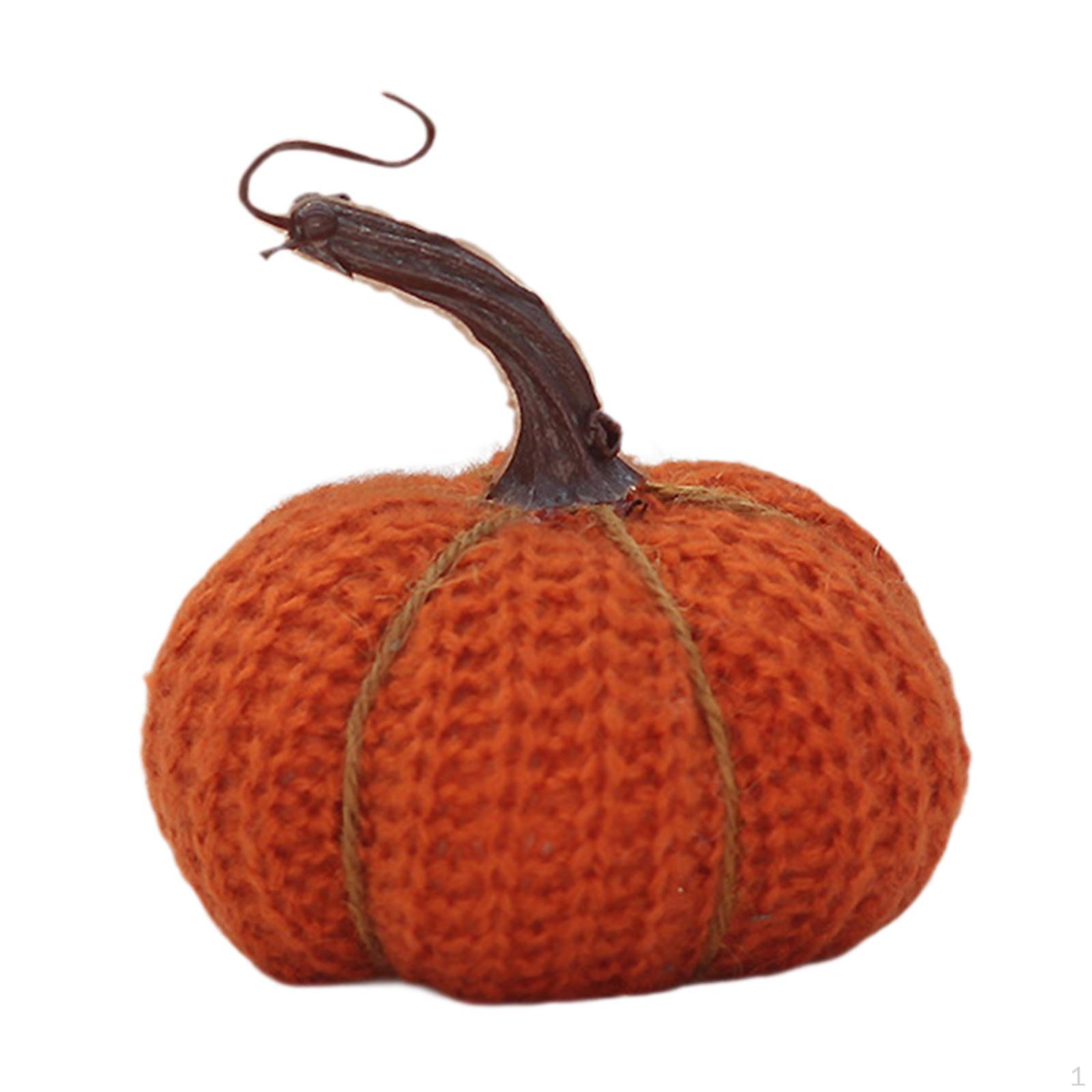 

Уютный декор в виде вязаной тыквы на День благодарения 5inch