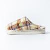 Home Cotton Slippers 2025 Winter New Indoor Home Velvet Warm Thick Bottom Non-slip Colored Plaid Cotton Mop