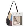 Canvas Tote Bag For Women Large Capacity Street Style With Zipper Closure For Daily Use