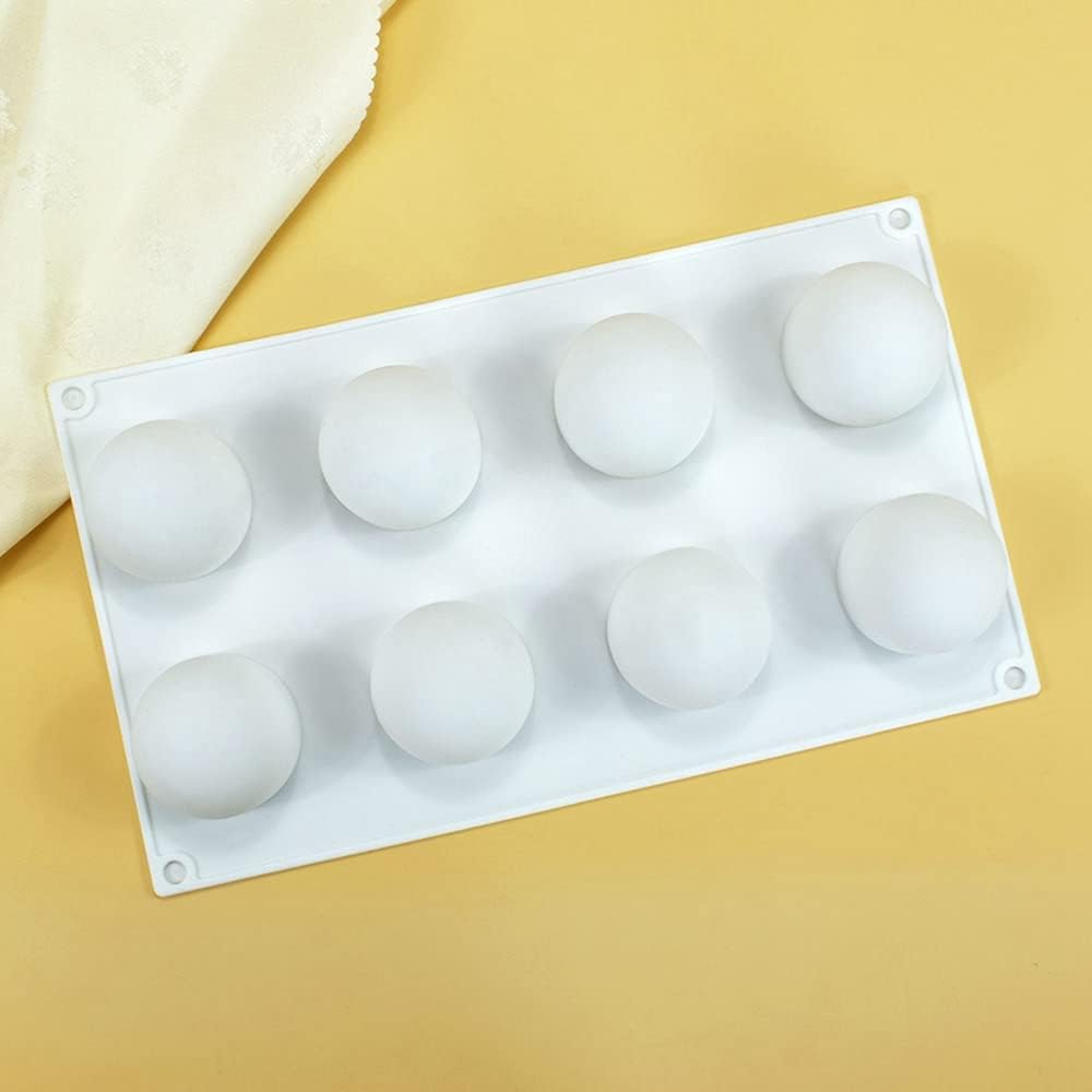 Mostsom 3D Silicone Molds Ball Shape Sphere,Baking Mold for Mousse Cake, Fondant Mold Silicone Mold for Baking Cakes, French Dessert Mold for Pastry