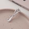 3pcs Metal Cutout Hair Clip Duck Beak Clip Square Clip Pearl Clip Diy Hair Accessories