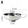 Kitchen Funnel with Wide Mouth and Handle, Suitable for Wide Mouth and Regular Mouth Jars, Suitable for Cooking Oil