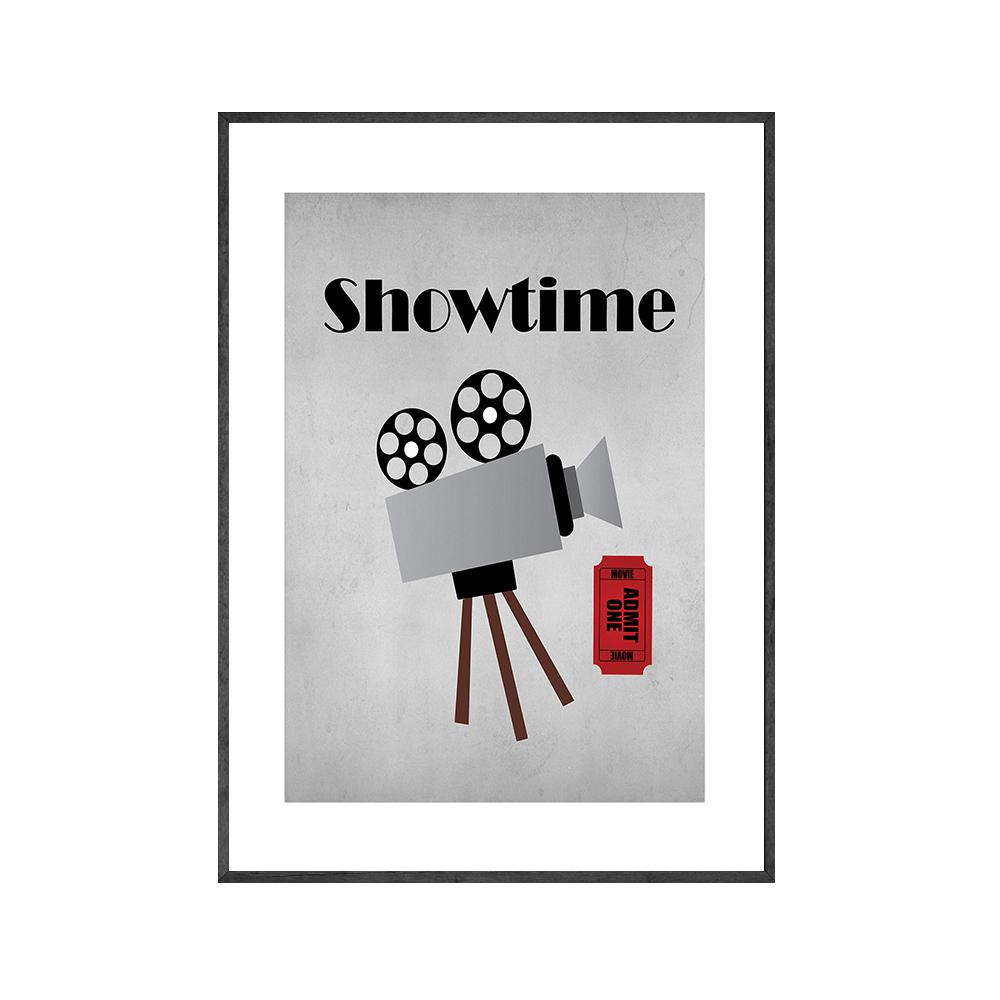 

Кинотеатр Холст Картина Попкорн Фильм Клаппер Плакаты Печать Кино Современные настенные художественные фотографии Гостиная Украшение дома 21X30cm No Frame