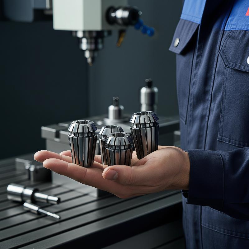 Mandril Porta-Pinça de Mola Er11 Er16 Er Precisão de 0,005 Mm 0,008 Mm Para Porta-Ferramenta de Fresagem CNC Eixo de Máquina de Gravação