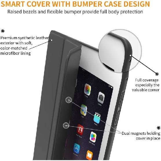 Leather Case For iPad Pro 9.7 10.2 Smart Cover iPad Air 11 11th 12th 11 M4 2 3 10.5 10th 4 5 10.9 Mini Magnetic Silicone Funda