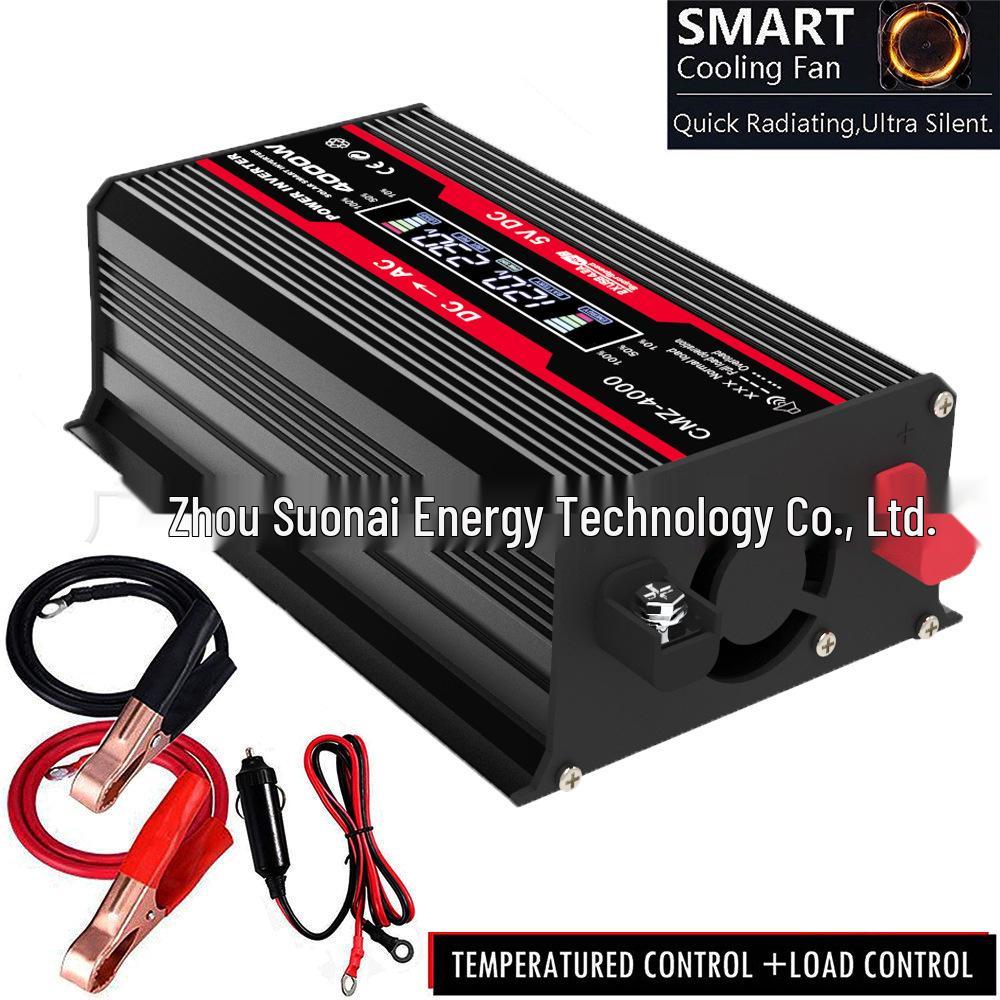 300W 12V auf 110V/220V Auto-Wechselrichter mit intelligenter Anzeige