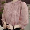 Spring Fashion Chiffon Pullover: Women's Casual, Gentle, Simple Daily Commute Style - Perfect for Mothers