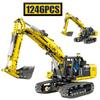 1:20 Full Function RC Crawler Excavator Bluetooth Building Blocks DIY Model Excavator Toy Creative Ornament Puzzle Gift