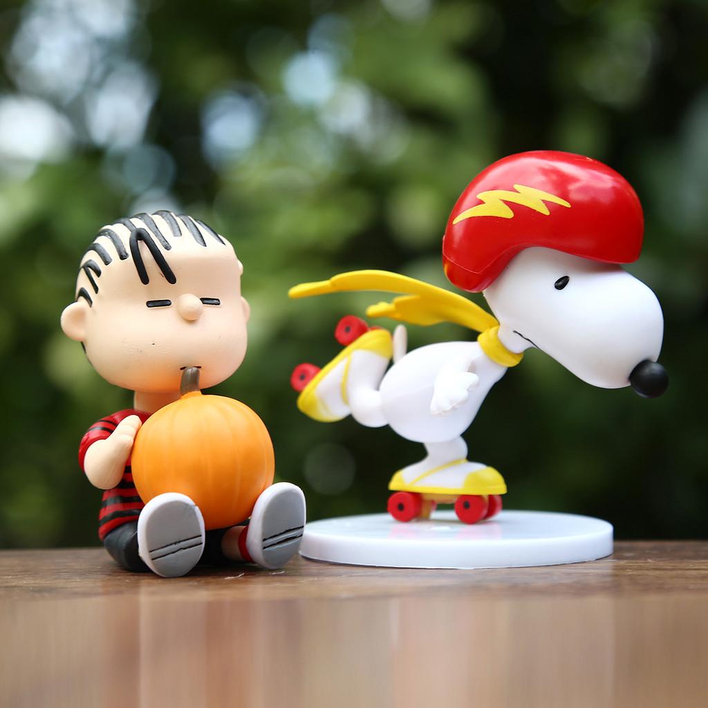 Snoopy Figuur Pvc Cartoon Karakter Model Set Voor Verzamelaars En Cadeaus
