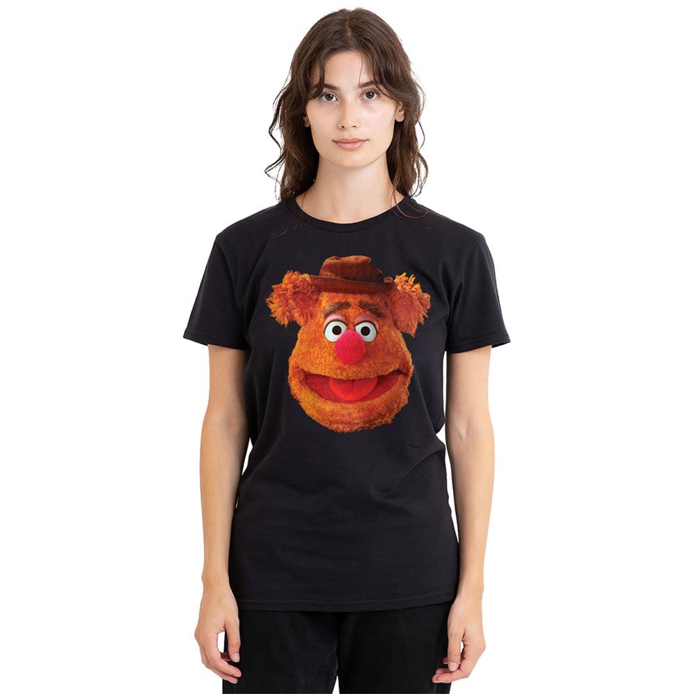 The Muppets Womens/Ladies Fozzie Bear Face T-Shirt