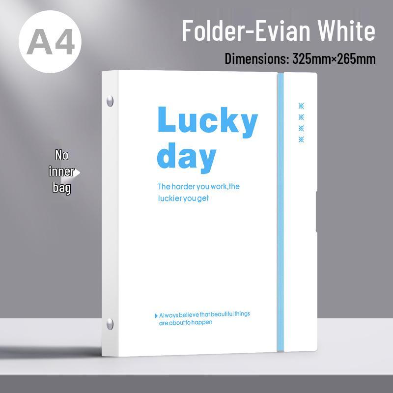 A4 Loose-Leaf File Bag for Documents and Test Papers