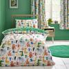 Catherine Lansfield Animal Magic Reversible Single Duvet Cover Set With Pillowcase Natural