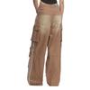 adidas Originals Denim Cargo Pants Brown Women KC5871