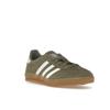 Adidas Gazelle Indoor Olive Strata Unisex Sneakers Green Cloud-White Gold-Metallic JQ0174