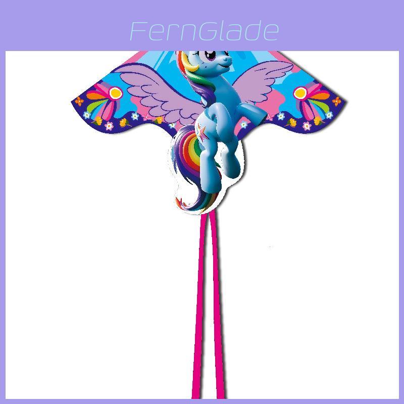 Unicorn Flying Kite With Polyester Material And Glass Fiber Frame For Kids And Outdoor Play