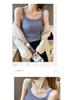Spring-Summer Knitted Camisole Vest - Women's Stylish and Versatile Short Top