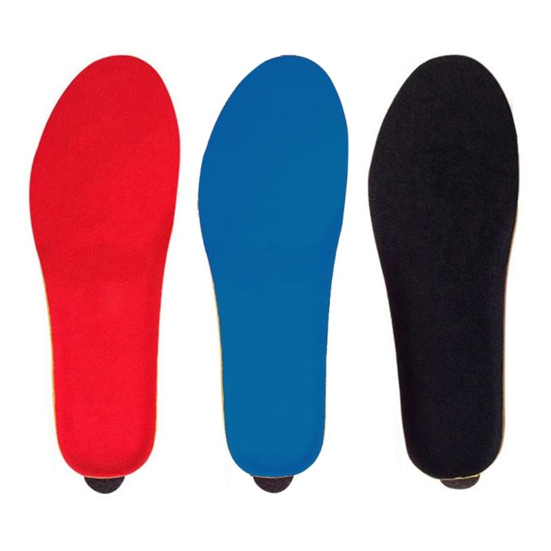 Winter Electric Heated Shoe Pads with Remote Control Rechargeable Foot Warmer Wireless Heated Insoles 3 Heat Settings